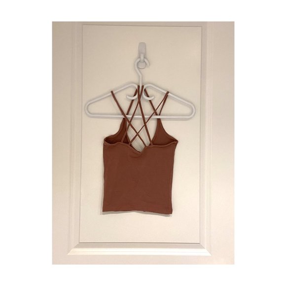 PULL & BEAR Crossed Strap Tank Top - Picture 2 of 3